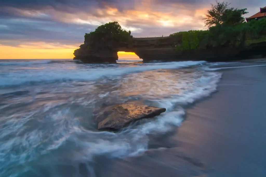 Bali coastline and ocean