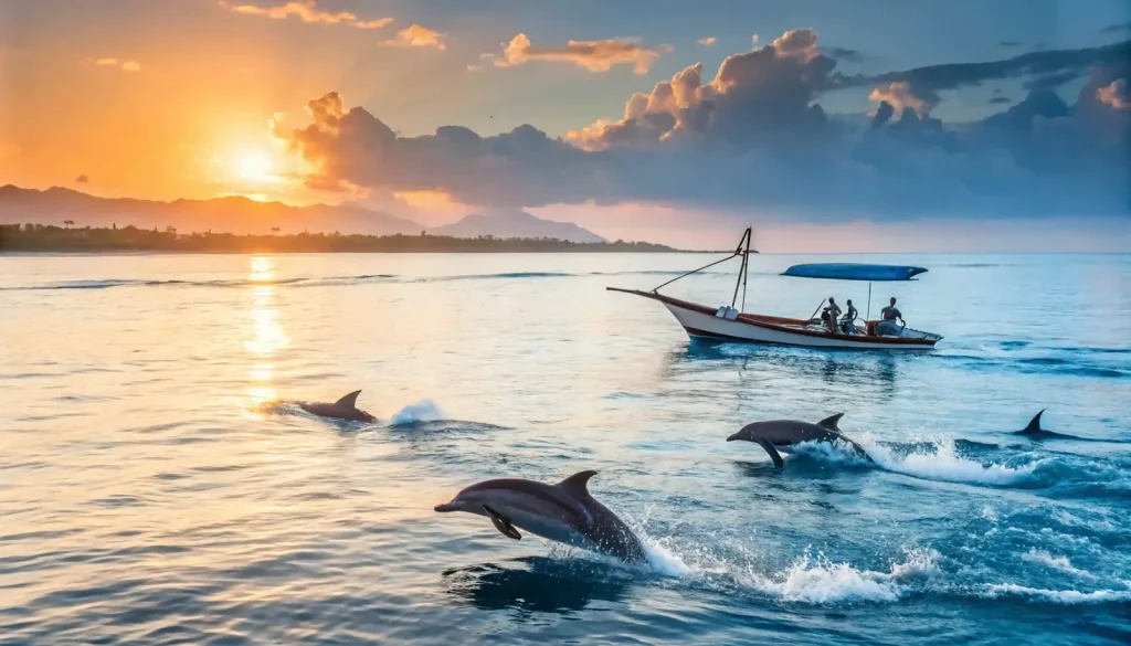 Bali coastline and ocean