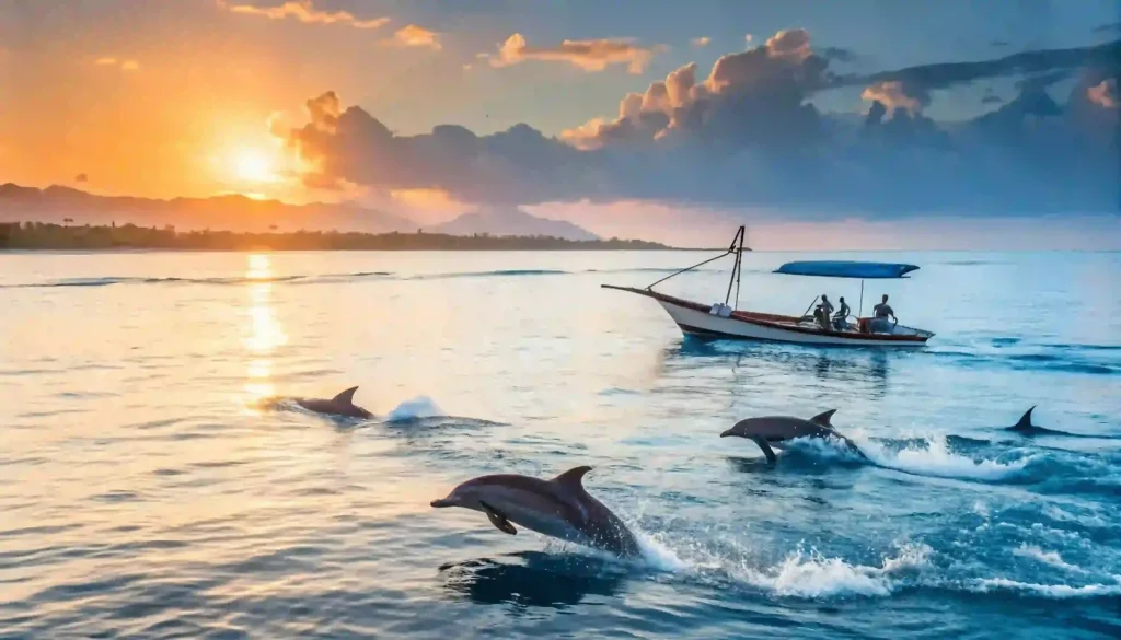 Bali coastline and ocean
