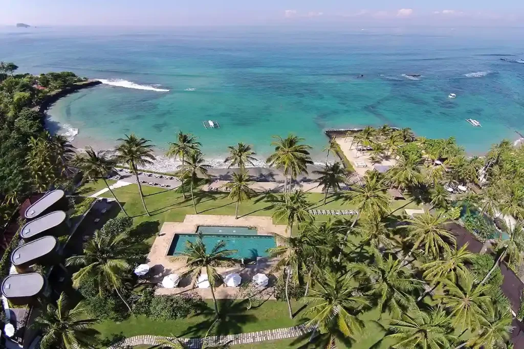 Clifftop spa and pool terrace, Bali